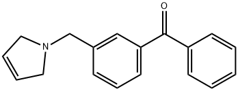 3-(3-PYRROLINOMETHYL)BENZOPHENONE Structure