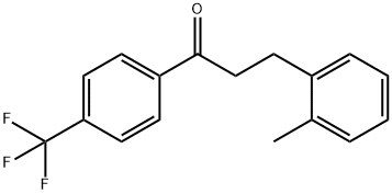 3-(2-METHYLPHENYL)-4'-TRIFLUOROMETHYLPROPIOPHENONE Structure