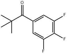 2,2-DIMETHYL-3',4',5'-TRIFLUOROPROPIOPHENONE Structure