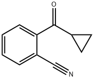 2-CYANOPHENYL CYCLOPROPYL KETONE Structure