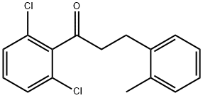 2',6'-DICHLORO-3-(2-METHYLPHENYL)PROPIOPHENONE Structure