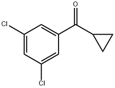 CYCLOPROPYL 3,5-DICHLOROPHENYL KETONE Structure