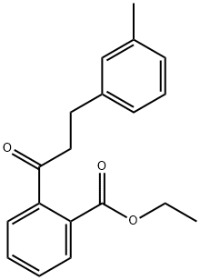 2'-CARBOETHOXY-3-(3-METHYLPHENYL)PROPIOPHENONE Structure