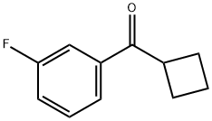 CYCLOBUTYL 3-FLUOROPHENYL KETONE 구조식 이미지