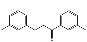 3',5'-DIMETHYL-3-(3-METHYLPHENYL)PROPIOPHENONE Structure