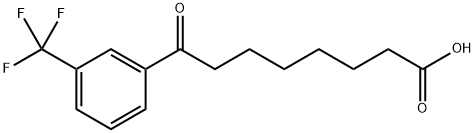 8-OXO-8-(3-TRIFLUOROMETHYLPHENYL)OCTANOIC ACID 구조식 이미지