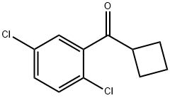 CYCLOBUTYL 2,5-DICHLOROPHENYL KETONE Structure