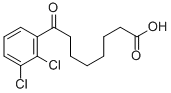 8-(2,3-DICHLOROPHENYL)-8-OXOOCTANOIC ACID Structure