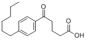 5-(4-HEXYLPHENYL)-5-OXOVALERIC ACID Structure