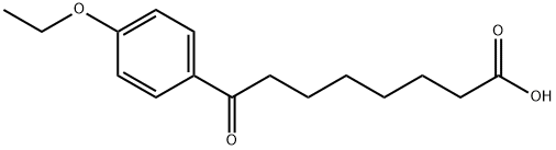 8-(4-ETHOXYPHENYL)-8-OXOOCTANOIC ACID Structure