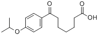 7-OXO-7-(4-ISOPROPOXYPHENYL)HEPTANOIC ACID Structure