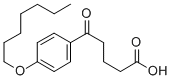 5-(4-HEPTYLOXYPHENYL)-5-OXOVALERIC ACID 구조식 이미지