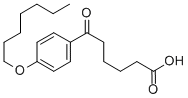 6-(4-HEPTYLOXYPHENYL)-6-OXOHEXANOIC ACID Structure