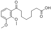 8-(2,3-DIMETHOXYPHENYL)-8-OXOOCTANOIC ACID Structure