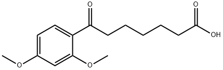 7-(2,4-DIMETHOXYPHENYL)-7-OXOHEPTANOIC ACID Structure