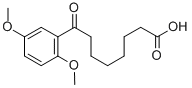 8-(2,5-DIMETHOXYPHENYL)-8-OXOOCTANOIC ACID Structure