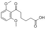 6-(2,6-DIMETHOXYPHENYL)-6-OXOHEXANOIC ACID Structure