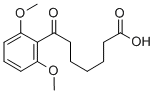 7-(2,6-DIMETHOXYPHENYL)-7-OXOHEPTANOIC ACID 구조식 이미지