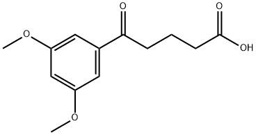 5-(3,5-DIMETHOXYPHENYL)-5-OXOVALERIC ACID 구조식 이미지