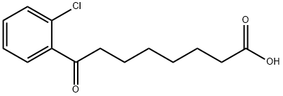 8-(2-CHLOROPHENYL)-8-OXOOCTANOIC ACID Structure