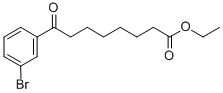 ETHYL 8-(3-BROMOPHENYL)-8-OXOOCTANOATE Structure