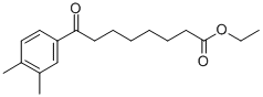 ETHYL 8-(3,4-DIMETHYLPHENYL)-8-OXOOCTANOATE Structure