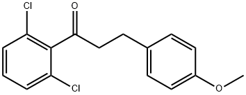 2',6'-DICHLORO-3-(3-METHOXYPHENYL)PROPIOPHENONE Structure