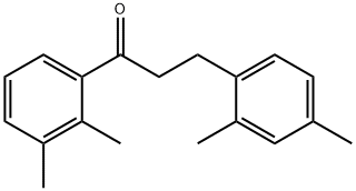 2',3'-DIMETHYL-3-(2,4-DIMETHYLPHENYL)PROPIOPHENONE Structure