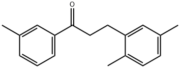 3-(2,5-DIMETHYLPHENYL)-3'-METHYLPROPIOPHENONE Structure