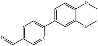 6-(3,4-DiMethoxyphenyl)-3-pyridinecarbaldehyde Structure