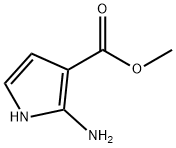 1H-Pyrrole-3-carboxylicacid,2-amino-,methylester(9CI) Structure
