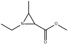 2-아지리딘카르복실산,1-에틸-3-메틸-,메틸에스테르(7CI) 구조식 이미지