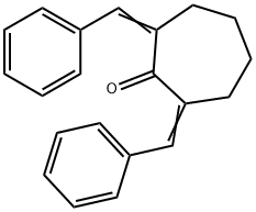 2,7-DIBENZYLIDENECYCLOHEPTANONE Structure
