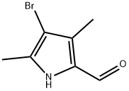 4-BROMO-3,5-DIMETHYL-1H-PYRROLE-2-CARBALDEHYDE Structure