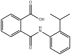 2-[(2-ISOPROPYLANILINO)CARBONYL]-BENZOIC ACID 구조식 이미지