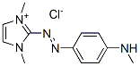 1,3-디메틸-2-[[4-(메틸아미노)페닐]아조]-1H-이미다졸륨클로라이드 구조식 이미지