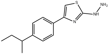 4-[4-(1-METHYLPROPYL)PHENYL]-2(3H)-THIAZOLONE HYDRAZONE Structure