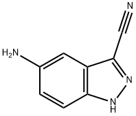5-AMINO-1H-INDAZOLE-3-CARBONITRILE Structure
