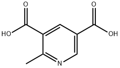 2-메틸피리딘-3,5-디카르복실산 구조식 이미지