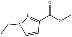 1H-피라졸-3-카르복실산,1-에틸-,메틸에스테르(9CI) 구조식 이미지