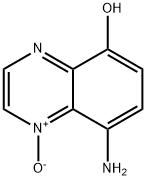 5-Quinoxalinol,  8-amino-,  1-oxide Structure