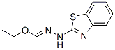 Methanehydrazonic acid, N-2-benzothiazolyl-, ethyl ester (9CI) Structure