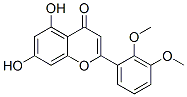 2-(2,3-Dimethoxyphenyl)-5,7-dihydroxy-4H-1-benzopyran-4-one Structure