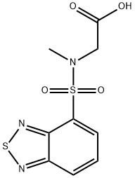 [(2,1,3-benzothiadiazol-4-ylsulfonyl)(methyl)amino]acetic acid 구조식 이미지