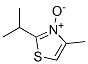 Thiazole,  4-methyl-2-(1-methylethyl)-,  3-oxide Structure