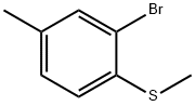 3-BroMo-4-(Methylthio)toluene Structure