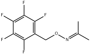 Acetone  O-2,3,4,5,6-PFBHA-oxime 구조식 이미지