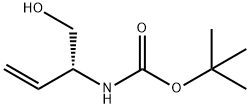 (R)-tert-butyl 1-hydroxybut-3-en-2-ylcarbaMate Structure