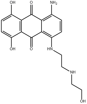 Des[2-[(2-Hydroxyethyl)aMino]ethyl] Mitoxantrone
(Mitoxantrone IMpurity A) 구조식 이미지