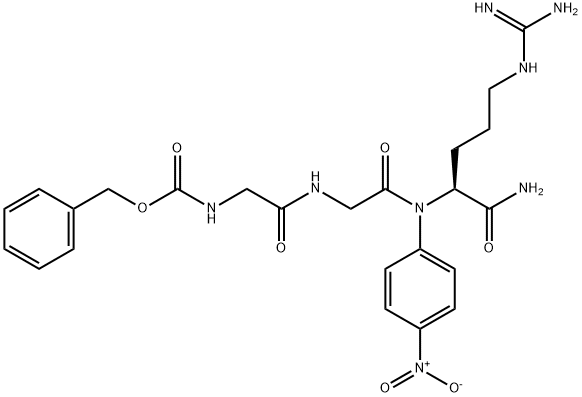 Benzyloxycarbonyl glycyl-glycyl-arginine-4-nitroanilide Structure